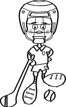 Hurling Colouring Pictures 54